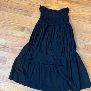 Black Strapless Dress